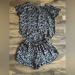 Cheetah print pajamas